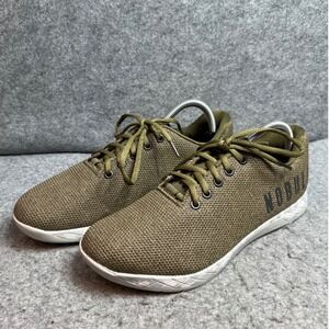 NOBULL Mesh Trainer Mens Olive Green Training Shoes Low Top Sneakers Size 9.5